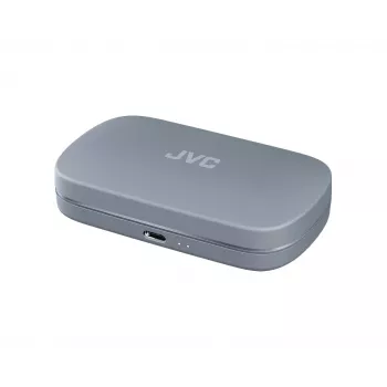 Headset JVC HA-NP40T True Wireless Stereo (TWS) In-Ear slúchadlá s háčikom za ucho Bluetooth, 20–20000 Hz, 10 m, sivá