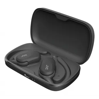 Headset JVC HA-NP40T True Wireless Stereo TWS háčik za ucho Bluetooth čierny, 20–20000 Hz, 10 m