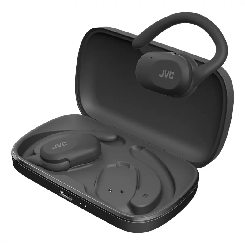 Headset JVC HA-NP40T True Wireless Stereo TWS háčik za ucho Bluetooth čierny, 20–20000 Hz, 10 m
