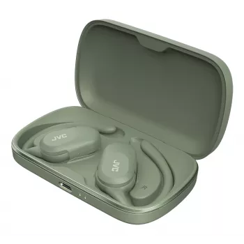 JVC HA-NP40T headset True Wireless Stereo (TWS) háčik za ucho hovory/hudba Bluetooth zelený