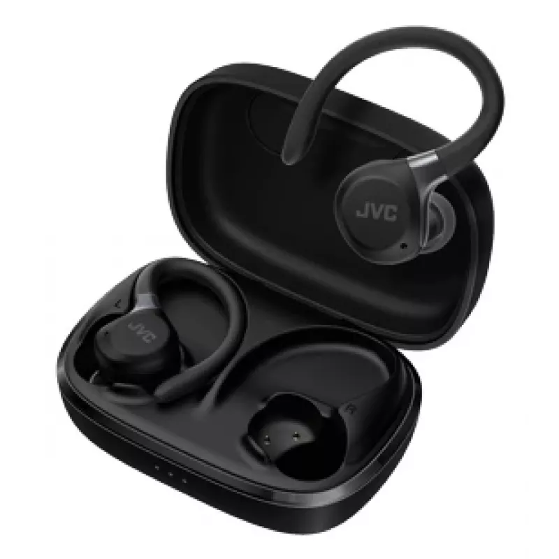 JVC HA-EC75T-B-U slúchadlá/headset bezdrôtové háčik za ucho športové Bluetooth čierne