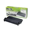 Faxová kazeta Brother PC70 – čierna, 140 strán, kompatibilná s FAXT72/74/76/78/7 Plus/92/94/96/98