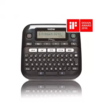 Brother PT-D210 tlačiareň etikiet termotransfer 180 x 180 DPI 20 mm/s QWERTY