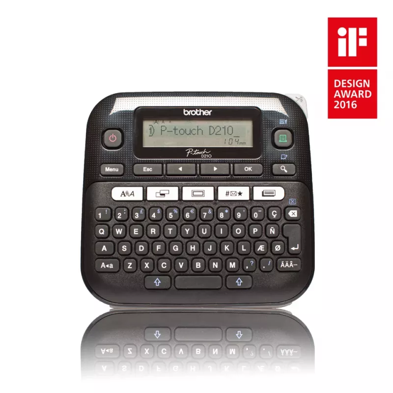 Brother PT-D210 tlačiareň etikiet termotransfer 180 x 180 DPI 20 mm/s QWERTY