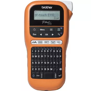 Tlačiareň etikiet Brother PT-E110VP termotlač farebná 180 x 180 DPI 20 mm/s TZe QWERTY