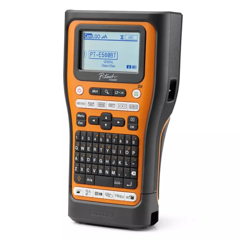 Brother PT-E560BTVP tlačiareň etikiet termotransfer 180 x 180 DPI 20 mm/s káblová a bezdrôtová HSE/TZe Bluetooth QWERTY