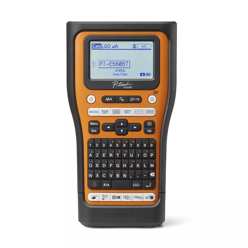 Brother PT-E560BTVP tlačiareň etikiet termotransfer 180 x 180 DPI 20 mm/s káblová a bezdrôtová HSE/TZe Bluetooth QWERTY