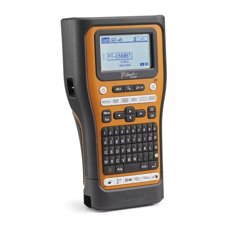 Brother PT-E560BTVP tlačiareň etikiet termotransfer 180 x 180 DPI 20 mm/s káblová a bezdrôtová HSE/TZe Bluetooth QWERTY
