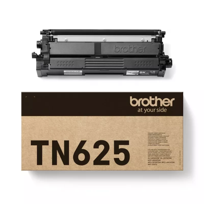 Tonerová kazeta Brother TN-625BK originál čierna, 1 kus, výdrž 3000 strán
