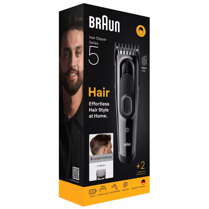Braun HC5510 Strihač vlasov/stríhačka čierna 9 nikel-metalhydrid (NiMH)