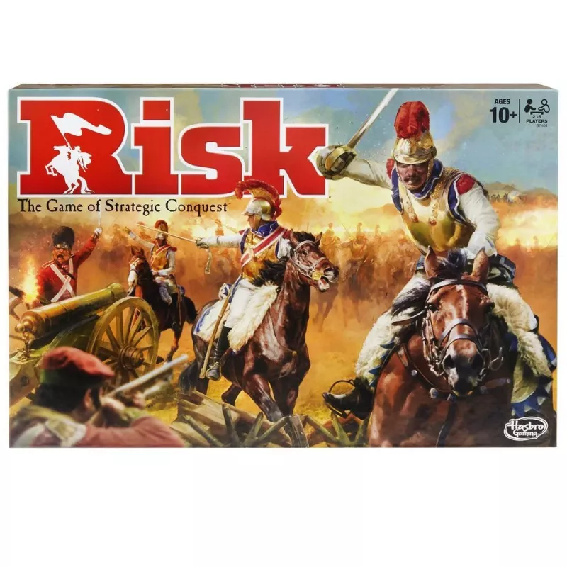 Spoločenská hra HASBRO Risk (vojna) — strategická dobyvateľská hra, od 10 rokov