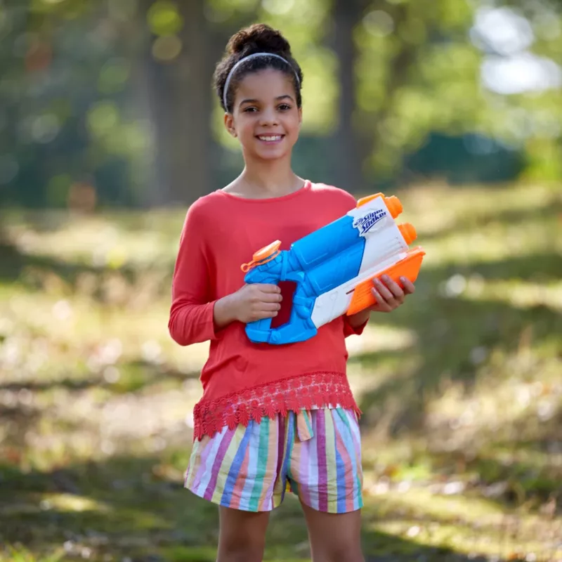Nerf Super Soaker Twin Tide, hračkárska vodná pištoľ, viacfarebná, 6 rokov