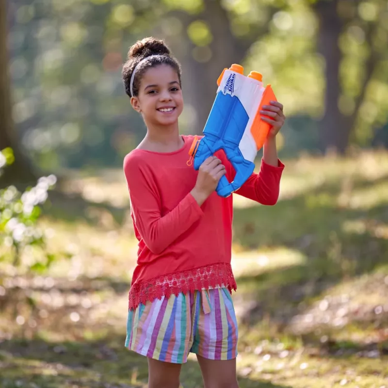 Nerf Super Soaker Twin Tide, hračkárska vodná pištoľ, viacfarebná, 6 rokov