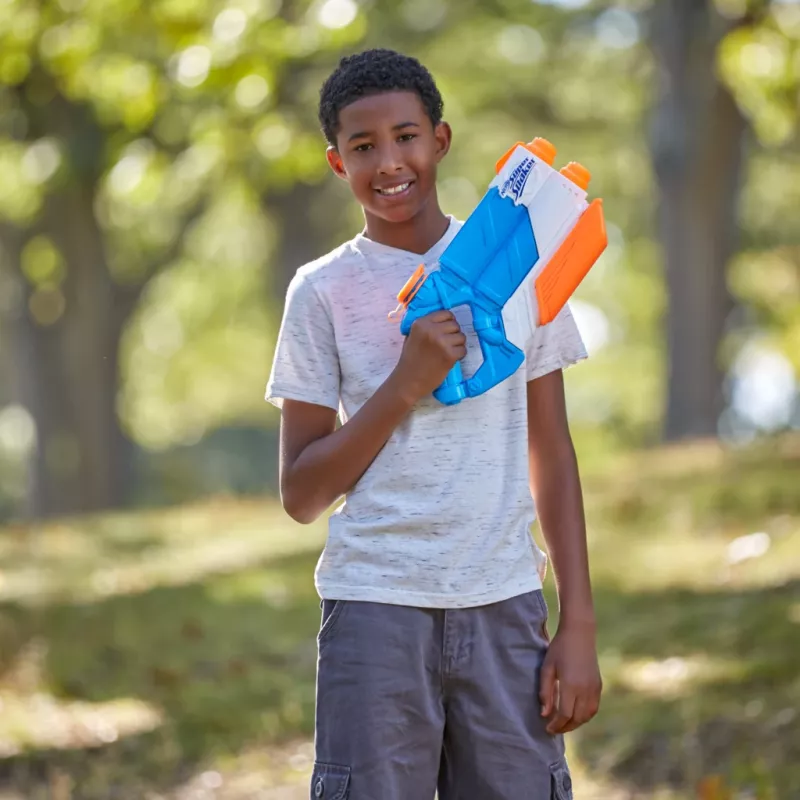 Nerf Super Soaker Twin Tide, hračkárska vodná pištoľ, viacfarebná, 6 rokov