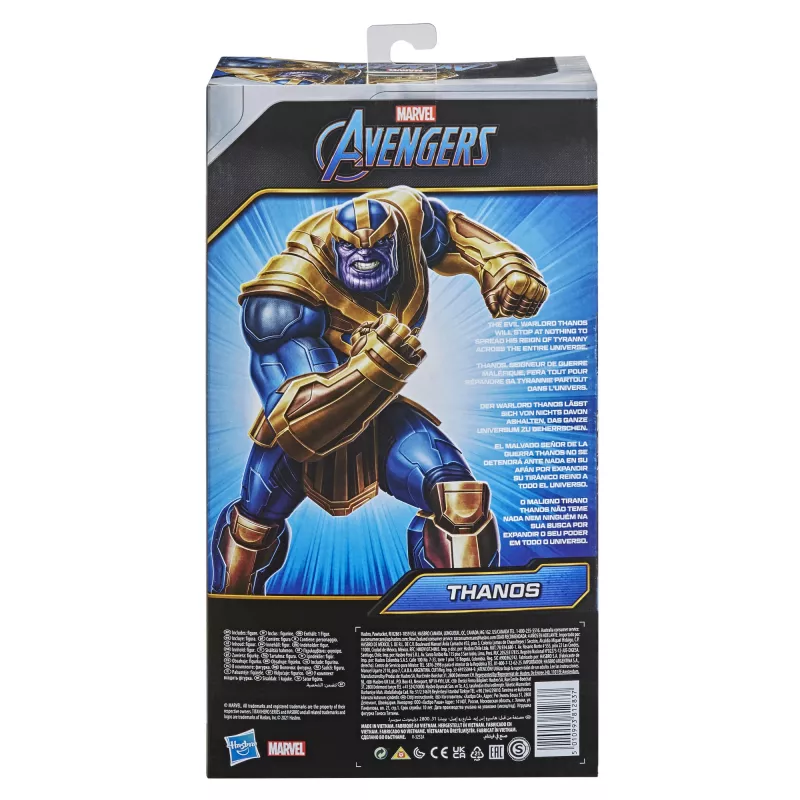 Marvel Avengers Blast Gear Deluxe Thanos akčná figúrka, 4 roky, modrá, žltá
