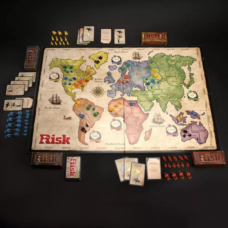 Spoločenská hra Hasbro Gaming Risk War Odporúčaný vek 10 rokov