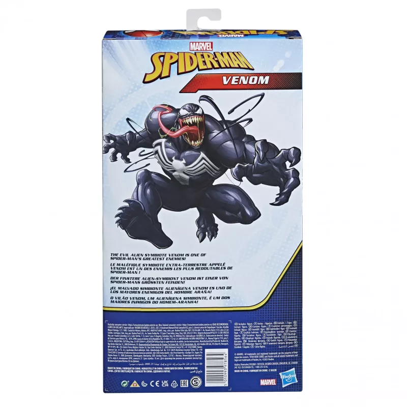 Marvel Spider-Man Titan Hero Series Venom, 4 roky, Spider-Man, čierna, červená, biela