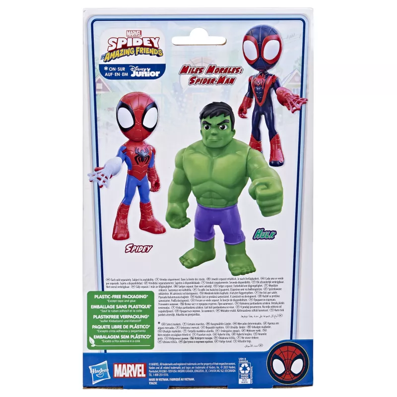 Marvel Spidey a jeho úžasní priatelia – Supersized Hulk, 3 roky, viacfarebná, plast