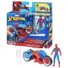 Marvel Spider-Man Spider-Man Web Blast Cycle detská hracia sada s pohyblivou akčnou figúrkou Spider-Man