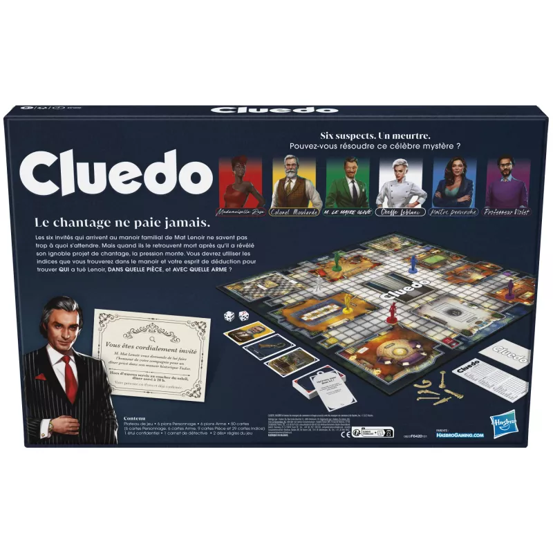 Hasbro Gaming Cluedo 45 min spoločenská hra detektívna