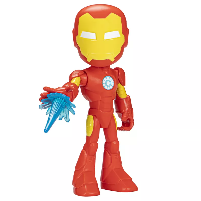 Marvel Spidey a jeho super priatelia – Nadrozmerná figúrka Iron Man, 3 roky, Marvel, červená, žltá