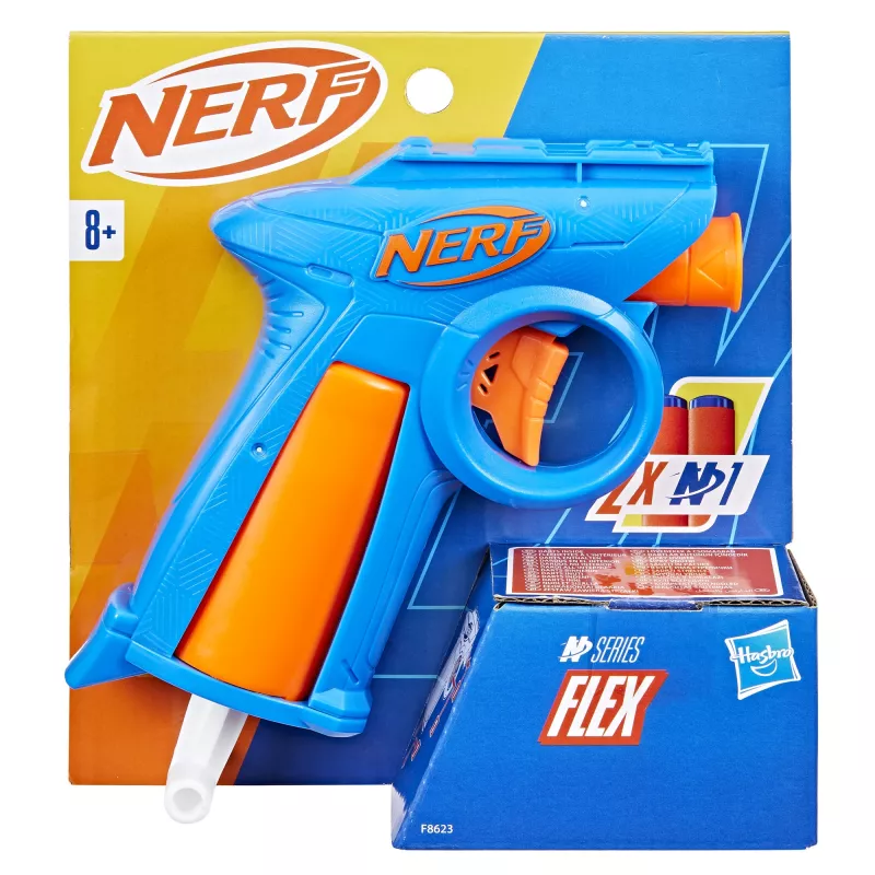 Hračkársky blaster NERF N Series Flex modrá oranžová 8+