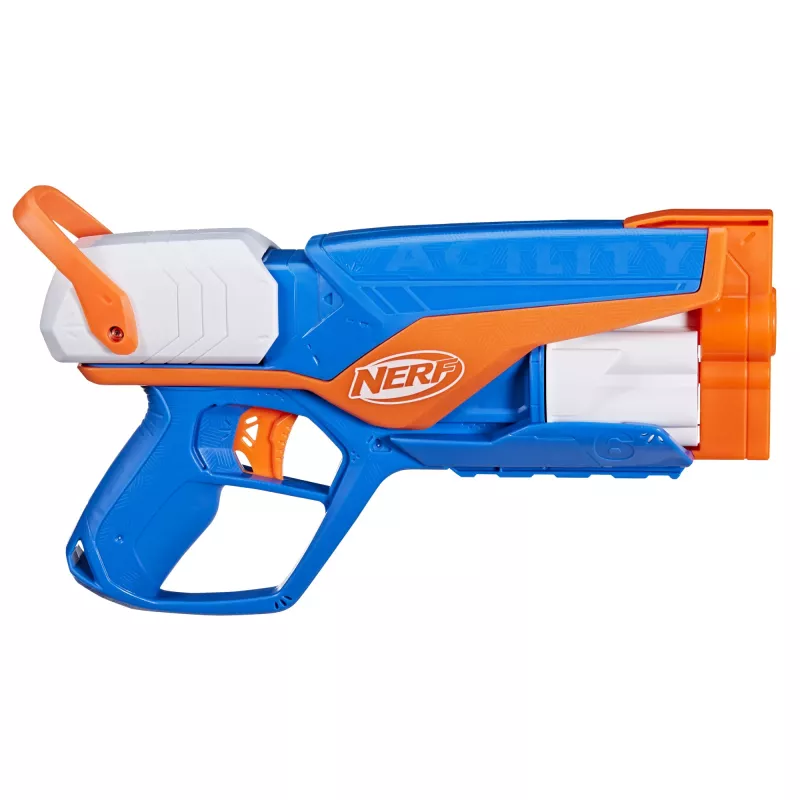 Hračkársky blaster NERF N Series Agility modrá oranžová biela 8 rokov