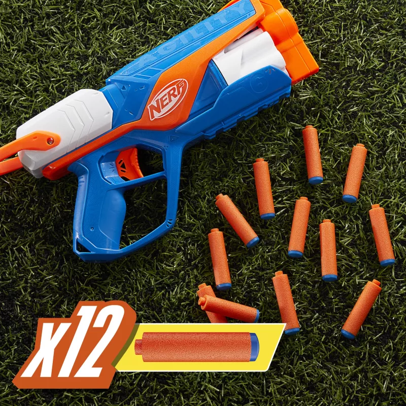 Hračkársky blaster NERF N Series Agility modrá oranžová biela 8 rokov