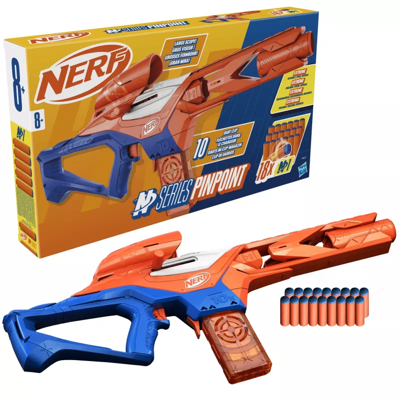 Hračkársky blaster NERF Nerf N Series Pinpoint modrá oranžová 8+