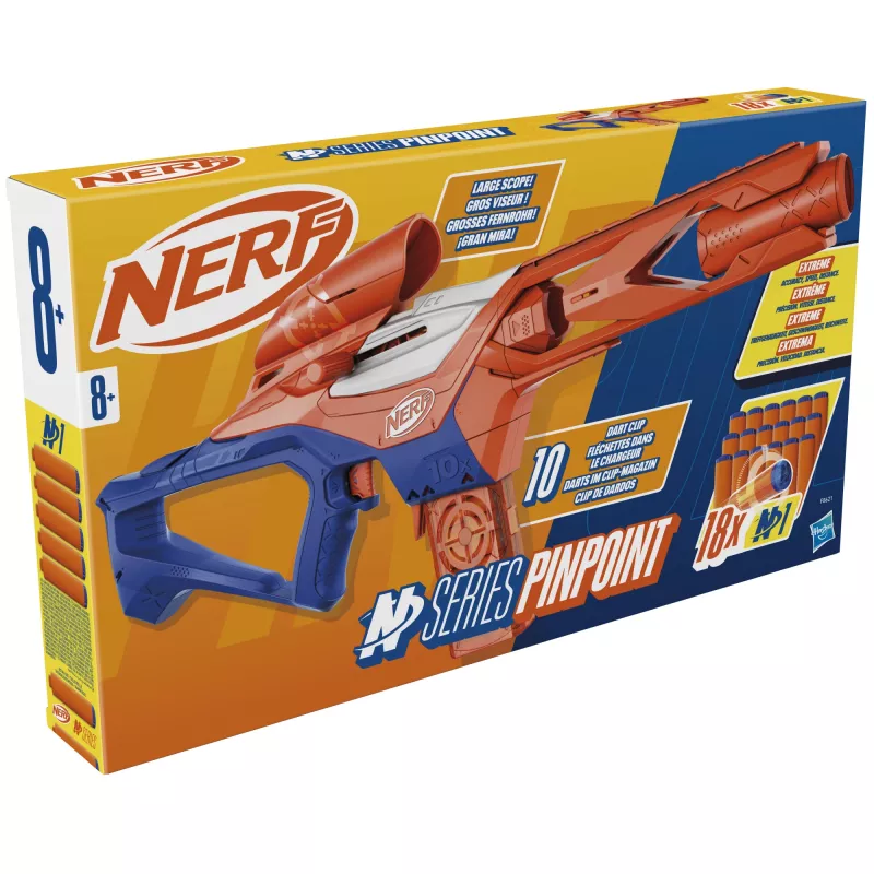 Hračkársky blaster NERF Nerf N Series Pinpoint modrá oranžová 8+