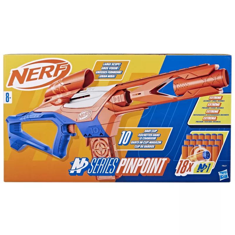 Hračkársky blaster NERF Nerf N Series Pinpoint modrá oranžová 8+