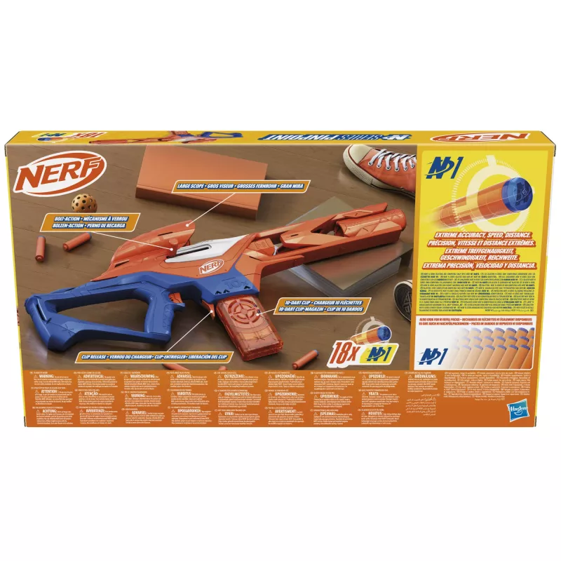 Hračkársky blaster NERF Nerf N Series Pinpoint modrá oranžová 8+