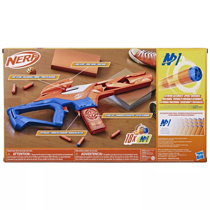 Hračkársky blaster NERF Nerf N Series Pinpoint modrá oranžová 8+