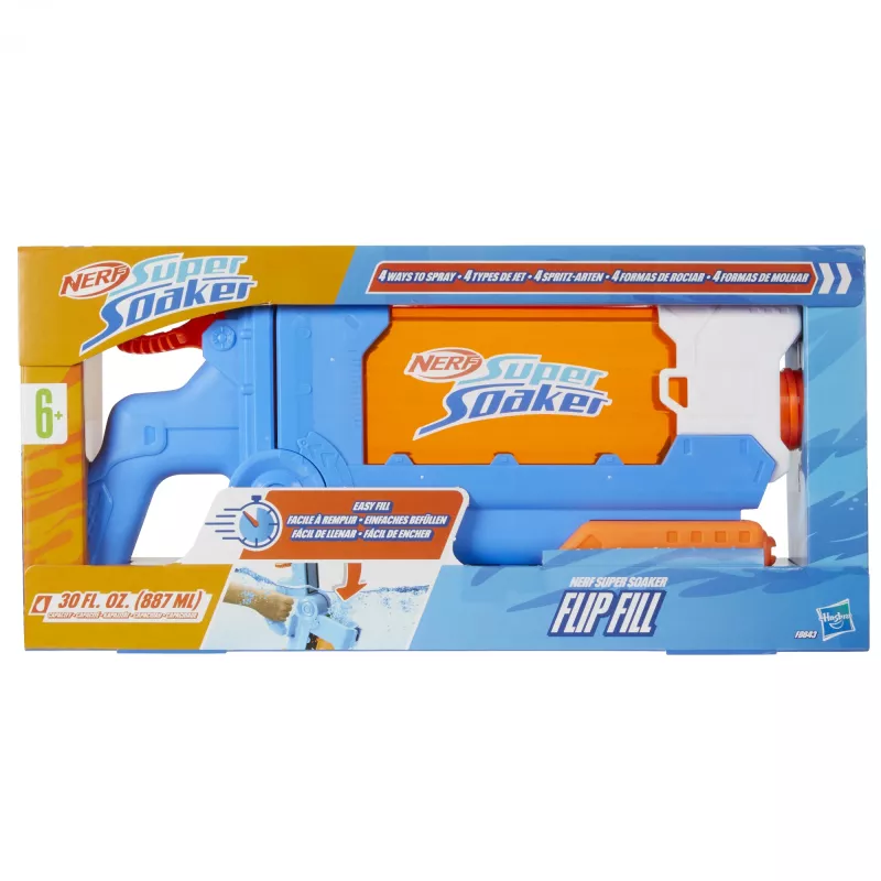 Nerf Super Soaker Flip Fill, hračkársky blaster, 6 rokov