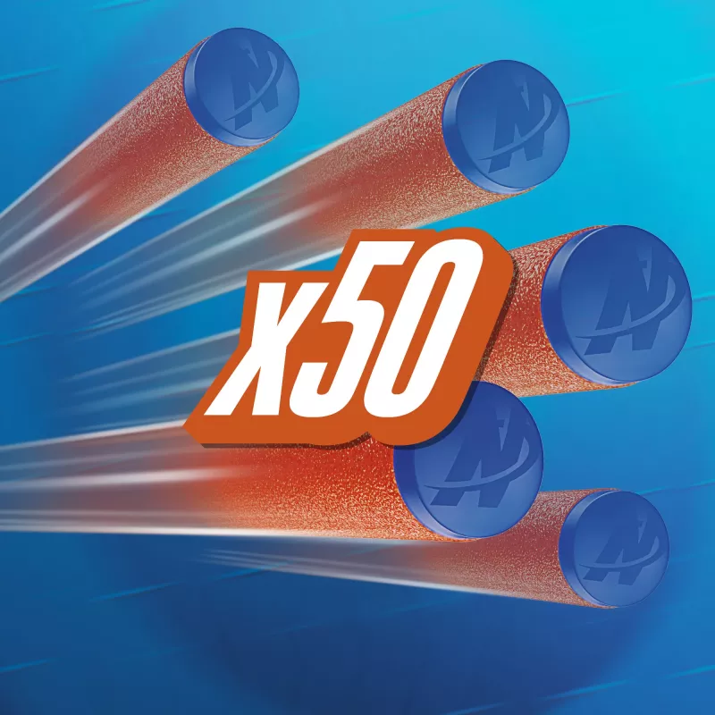 Nerf N Series N1-Darts 50x, náplň, 8 rokov, 50 ks, modrá, oranžová