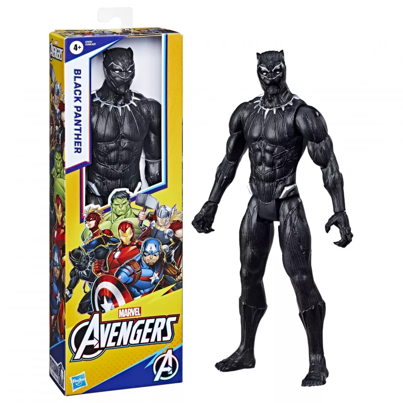 Marvel Avengers Titan Hero Black Panther figúrka, 4 roky, viacfarebná, plast