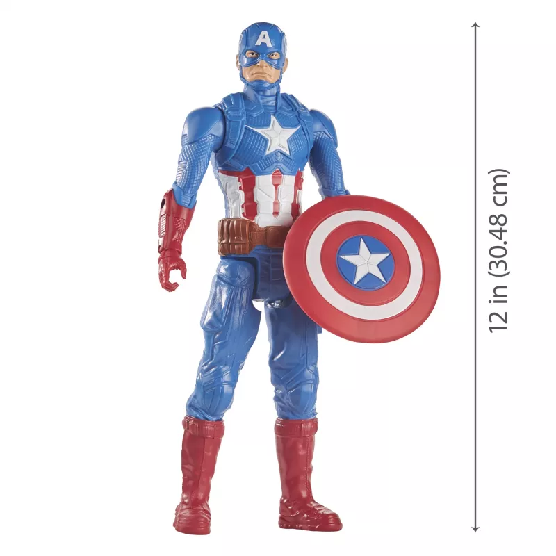 Marvel Avengers Captain America, 4 roky, modrá, červená, biela, plast