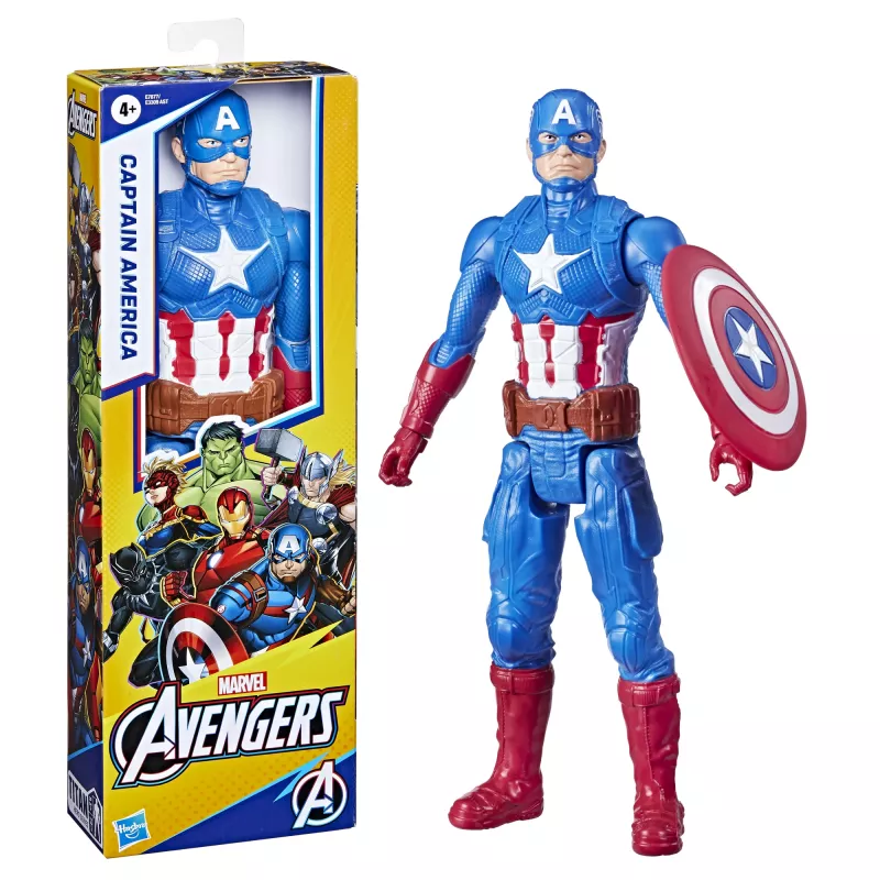 Marvel Avengers Captain America, 4 roky, modrá, červená, biela, plast