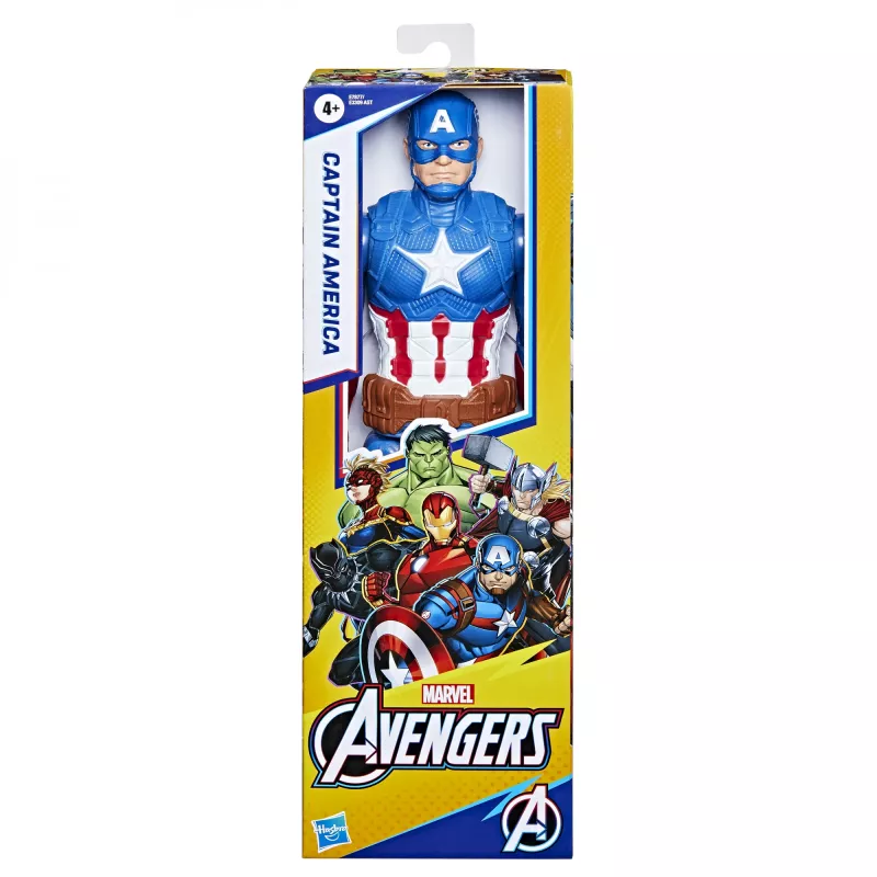 Marvel Avengers Captain America, 4 roky, modrá, červená, biela, plast