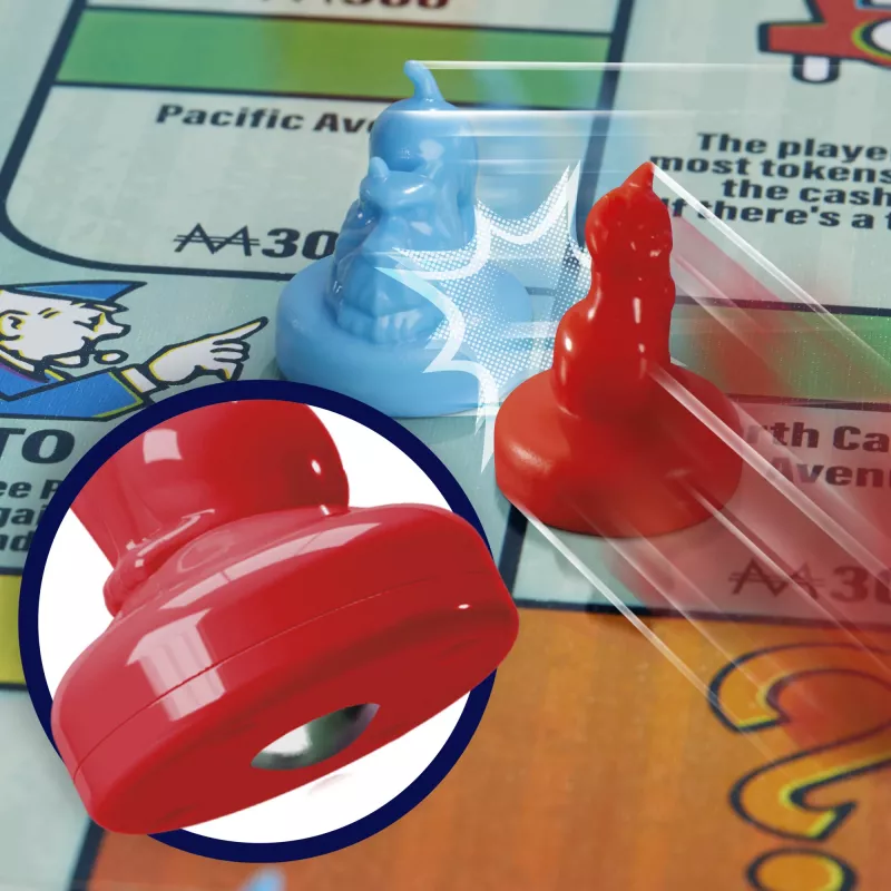 Monopoly Knockout rodinná hra, rýchle spoločenské hry pre vek 8+, 2–8 hráčov, 20 min.