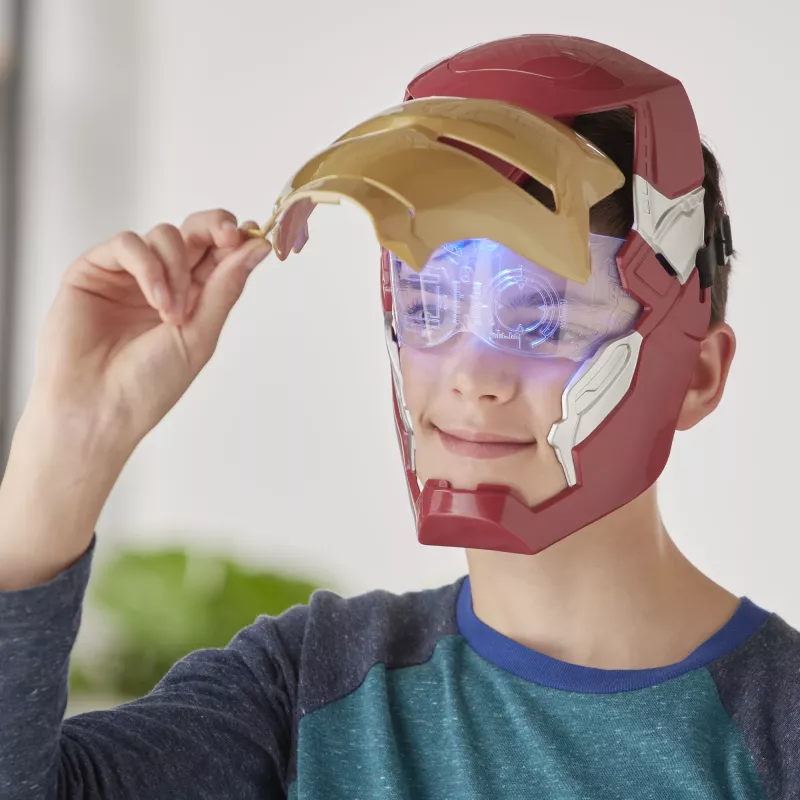 Marvel Avengers Iron Man Flip FX maska, detská, tvárová maska, 5 rokov, film, 1 ks
