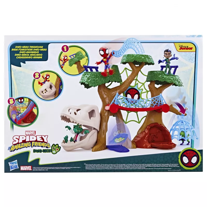Hracia sada akčná/dobrodružná Hasbro Marvel Spidey a jeho super priatelia Dino-Webs stromový dom