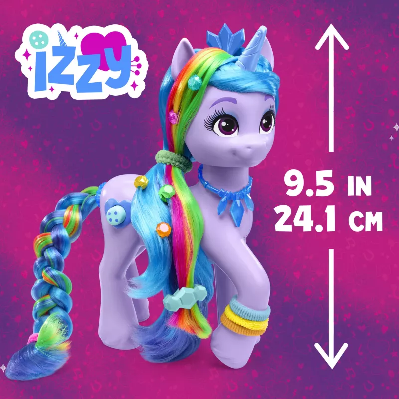 My Little Pony Izzy Moonbow, módna bábika, ženská, 3 roky, chlapec/dievča, 241 mm, 377 g