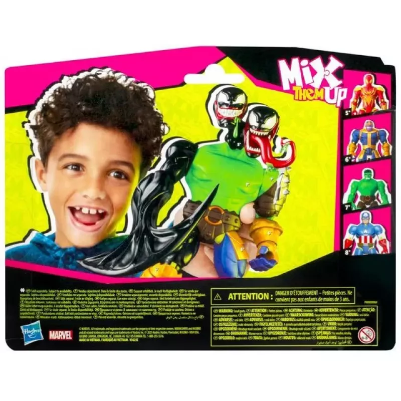 Marvel MixMashers Spider-Man Venom Mix-&-Match, 4 roky, viacfarebná