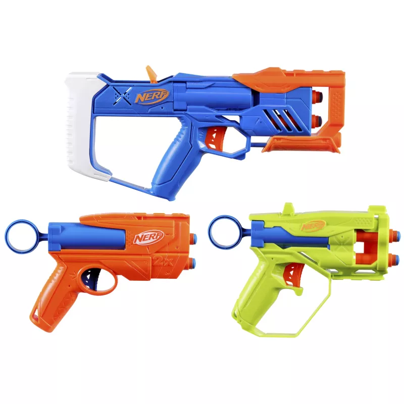 Nerf N Series Triple Action Pack, hračkársky blaster, 8 rokov