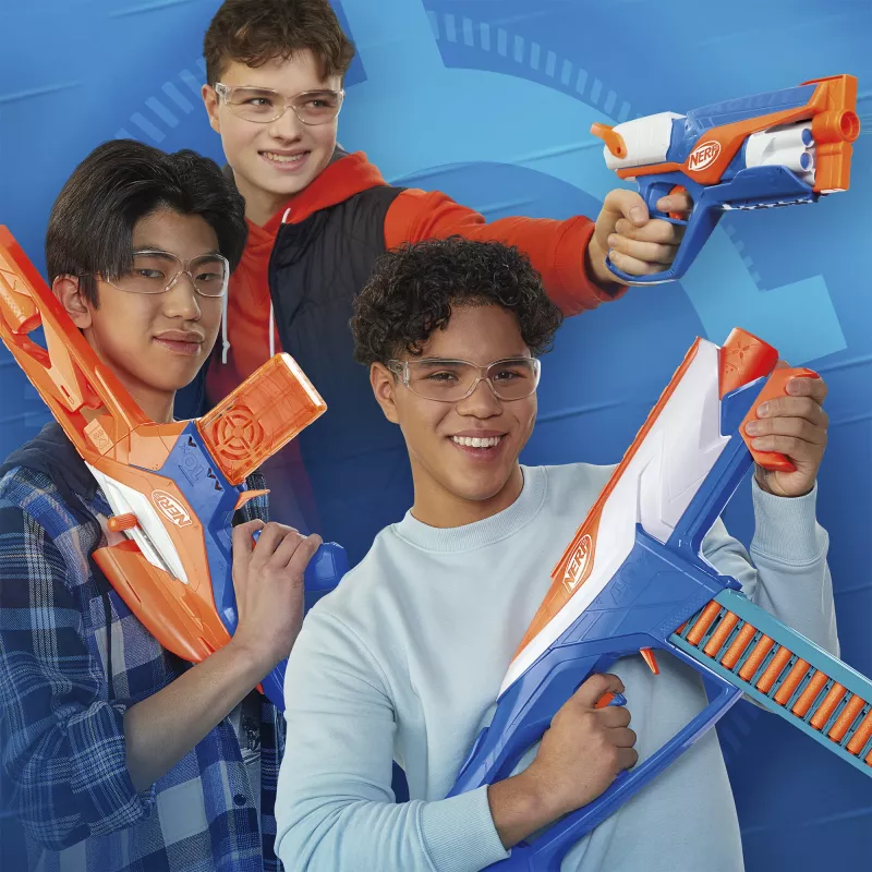 Nerf N Series Triple Action Pack, hračkársky blaster, 8 rokov