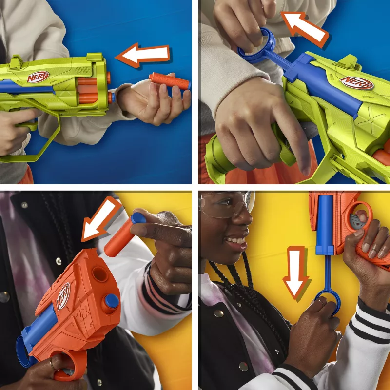 Nerf N Series Triple Action Pack, hračkársky blaster, 8 rokov