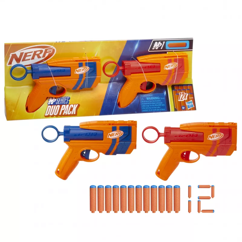 Sada hračkárskych blasterov NERF Playset Dual Pack N Series G1492 s 2 blastermi a penovými šípkami