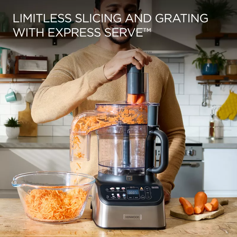 Kenwood FDM73.850SS kuchynský robot 1000 W 3 l sivá integrovaná váha