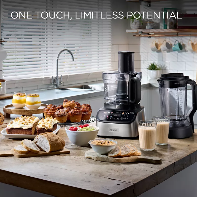 Kenwood FDM73.850SS kuchynský robot 1000 W 3 l sivá integrovaná váha